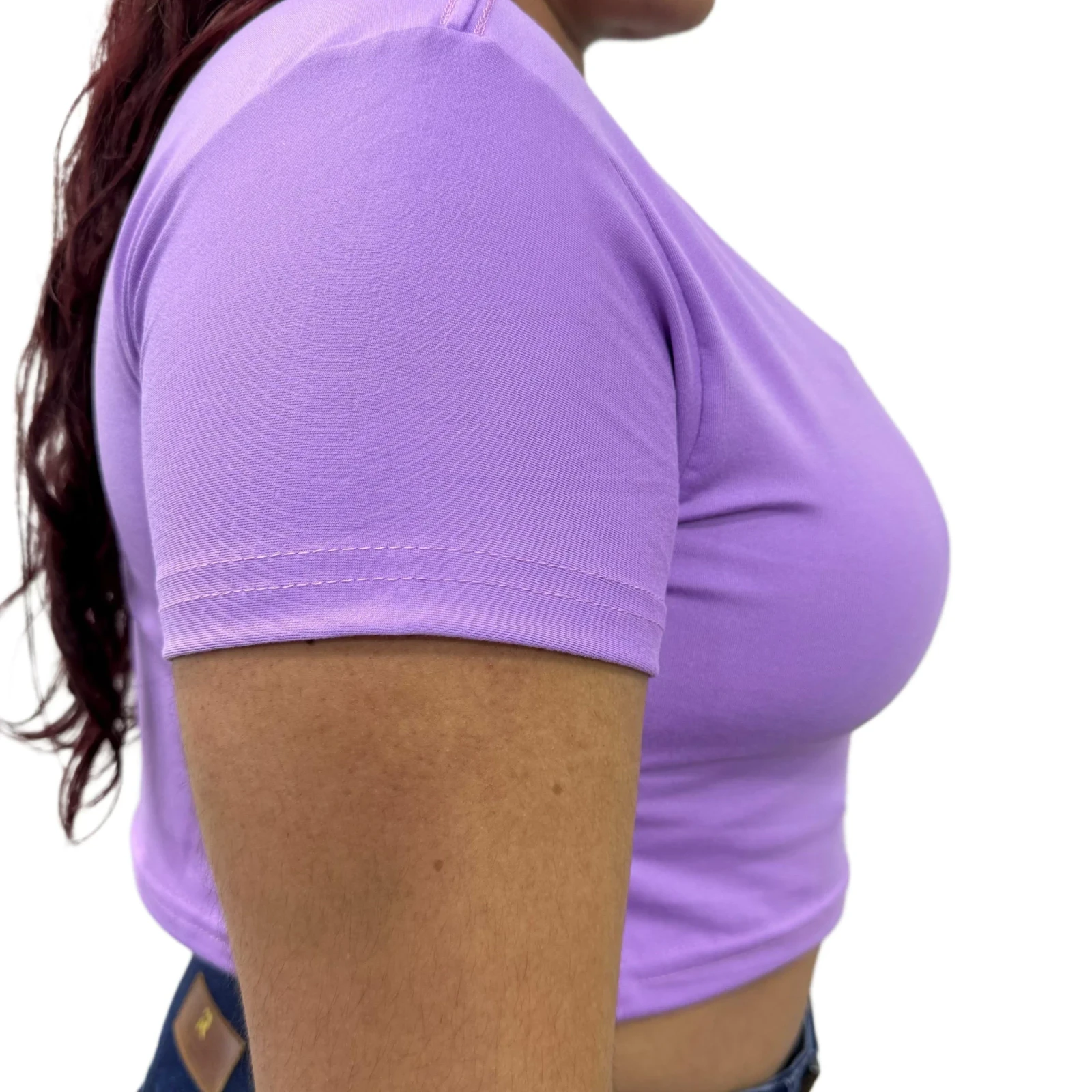 Crop Top Lila Camiseta 2