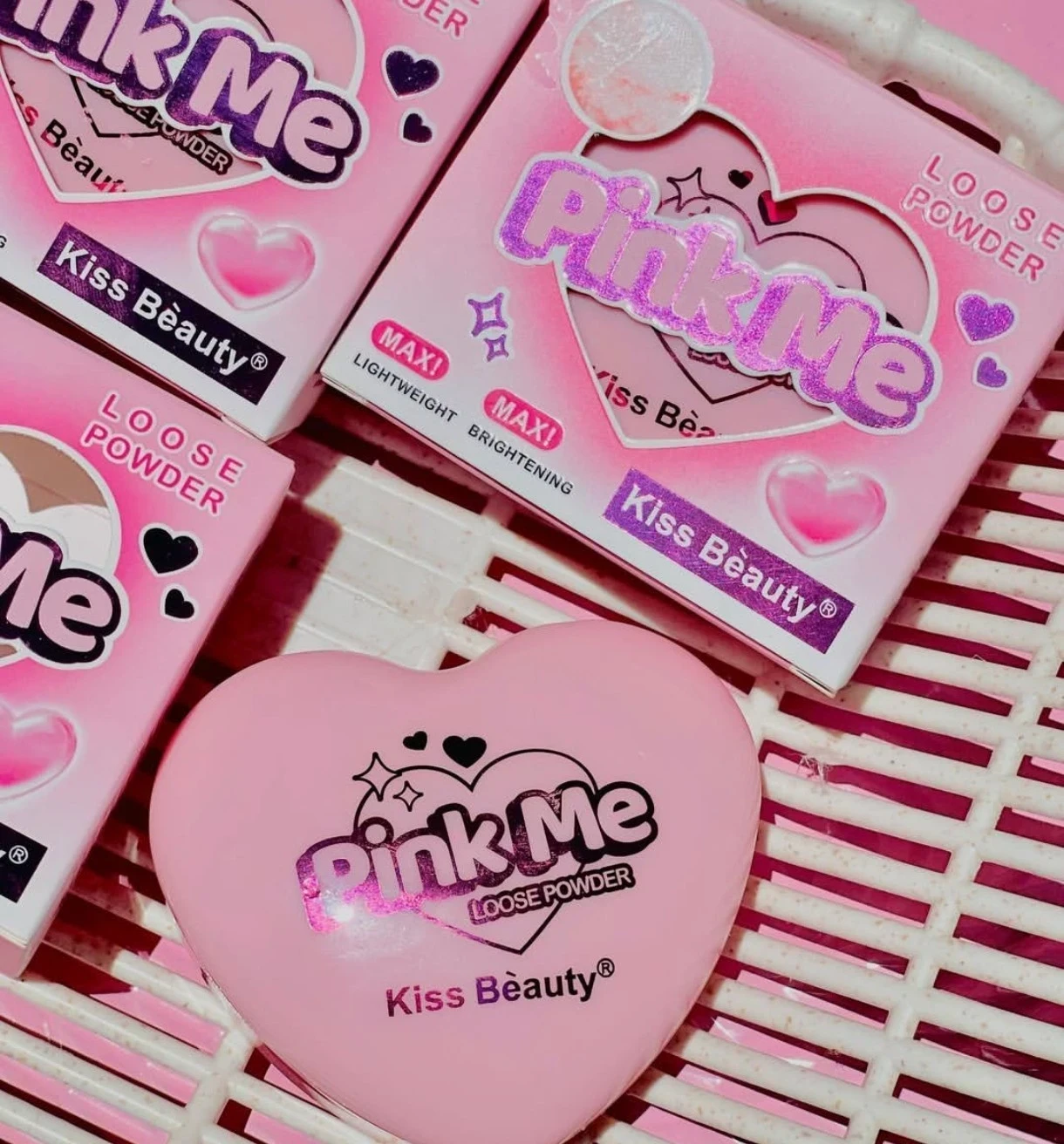🌸PINK ME – Polvo Suelto Rosado Efecto Filtro 💗✨ 5