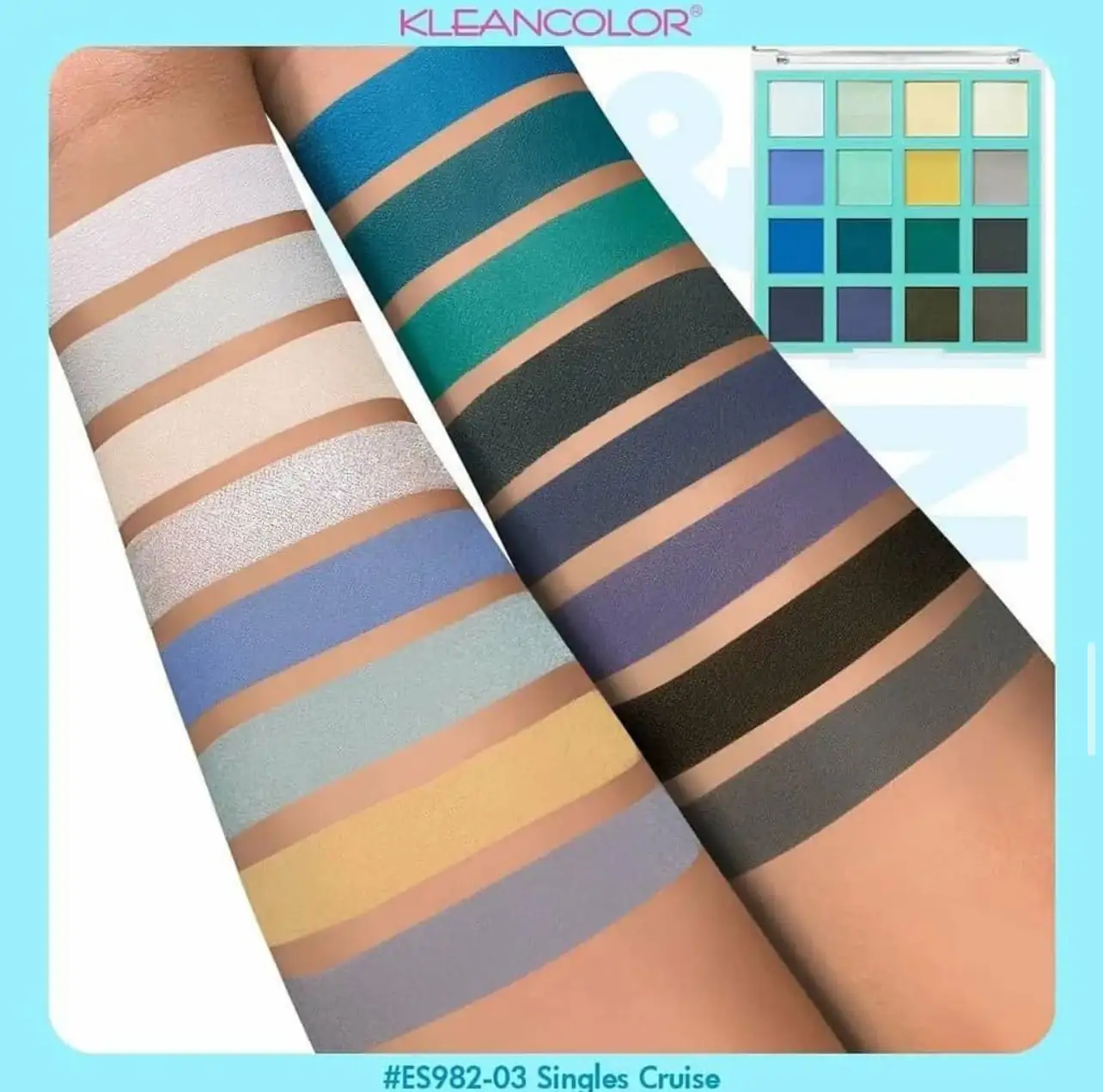 Paleta 16 colores "Mix & Mingle - Singles Cruise"' - Kleancolor 2