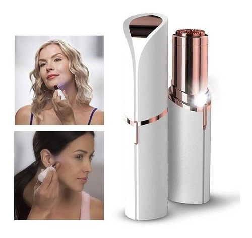 Depilador facial eléctrico recargable 