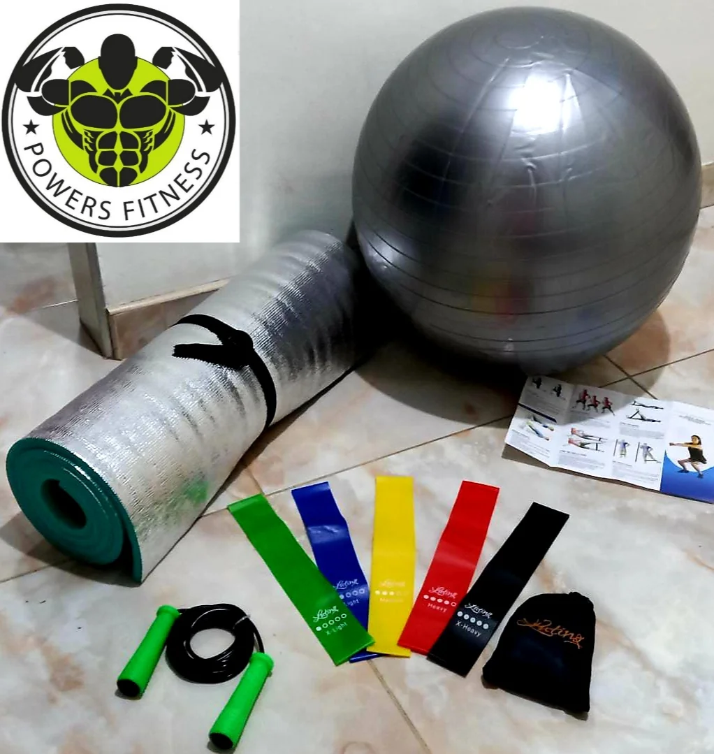 Kit Balon Pilates Colchoneta y Bandas 