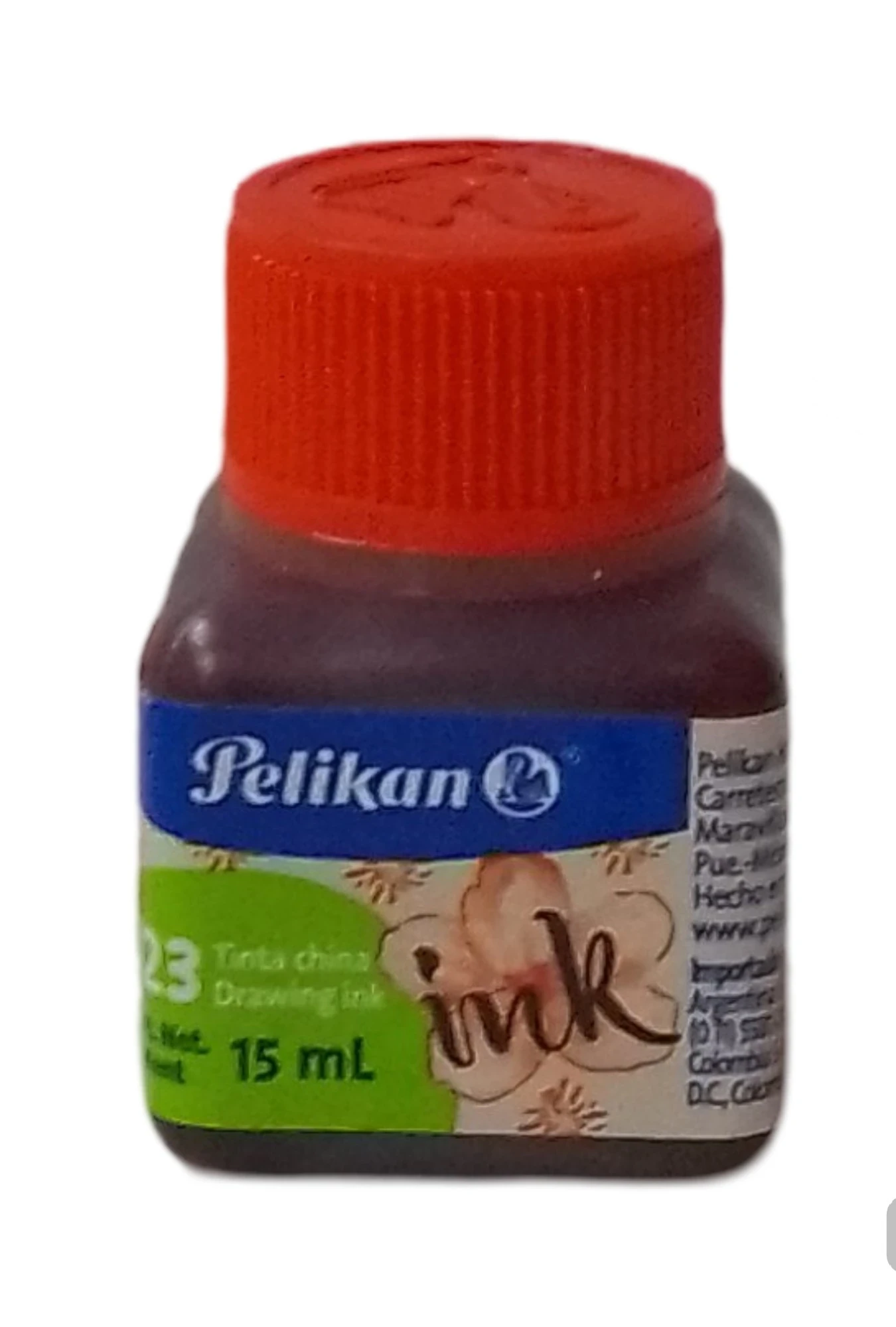 Tinta china 15 ml roja