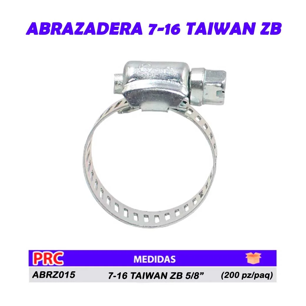 ABRAZADERA 7-16 TAIWAN ZB 5/8"