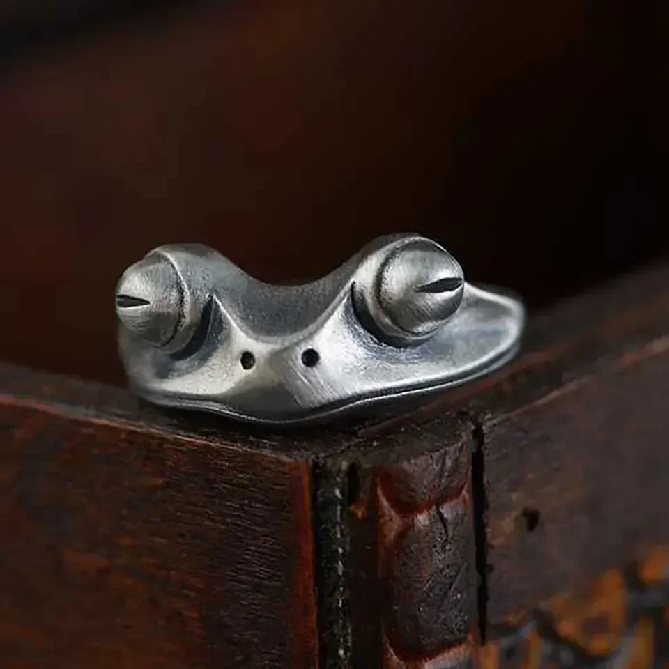 ANILLO RANA PLATEADA  2