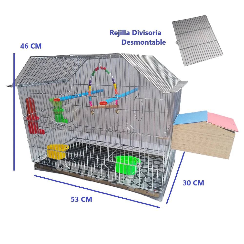 Combo Jaula Galvanizada 54*30*40cm Com-54 3