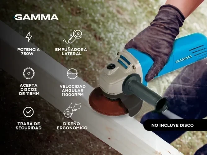 Amoladora angular 750w - 