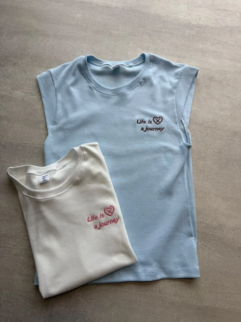 MUSCULOSA LIFE BORDADO