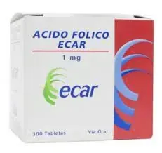 ACIDO FOLICO 1 MG X 300 TAB ECAR