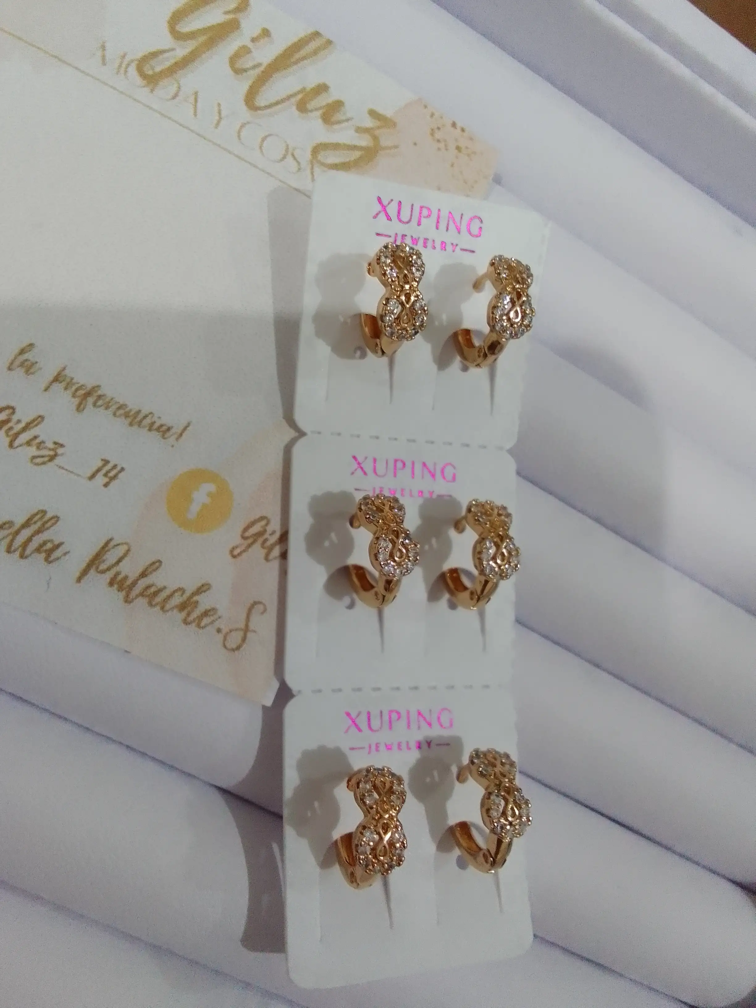 Mini argollas xuping
