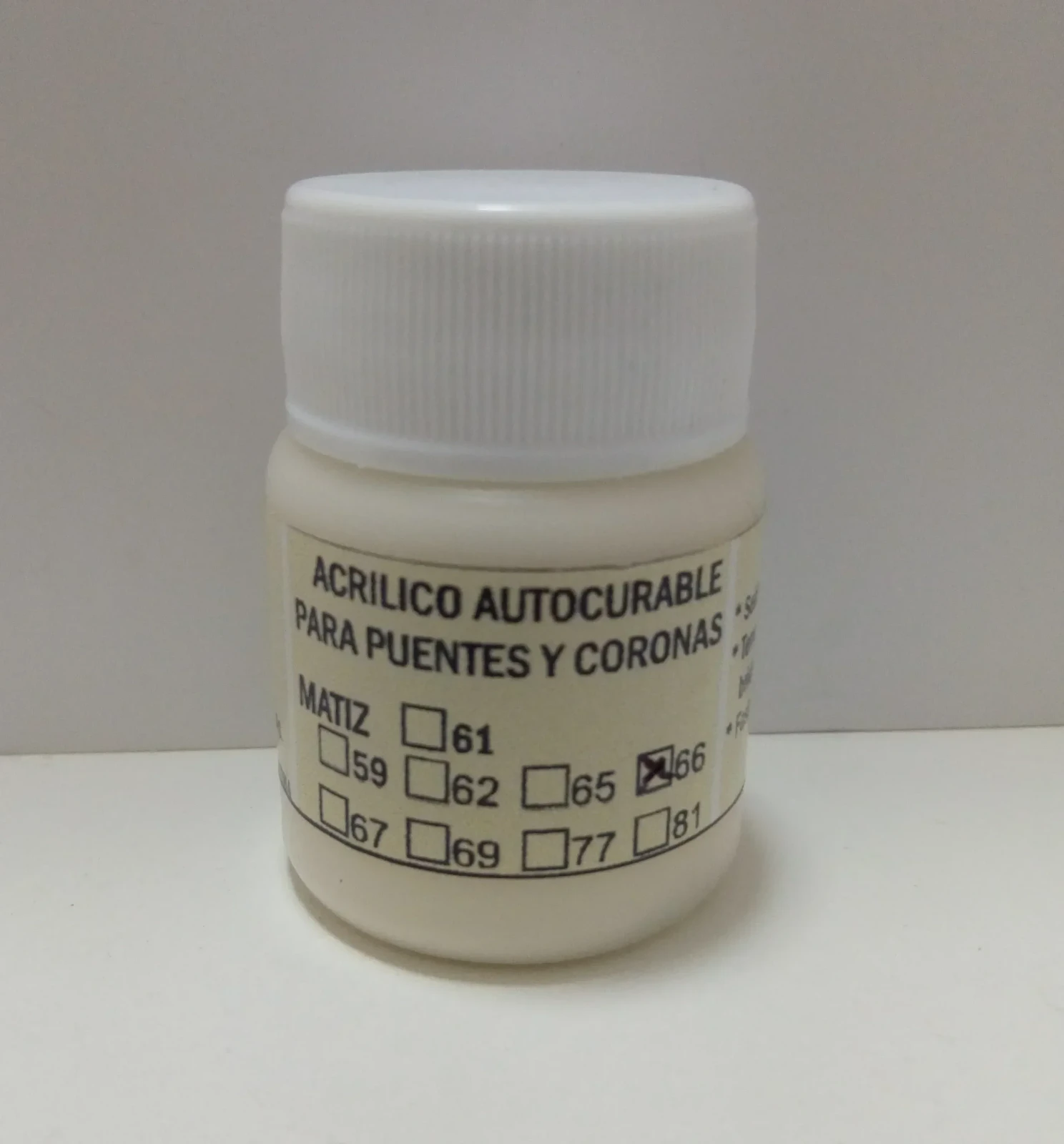 POLIMERO ACRILICO AUTOCURABLE 