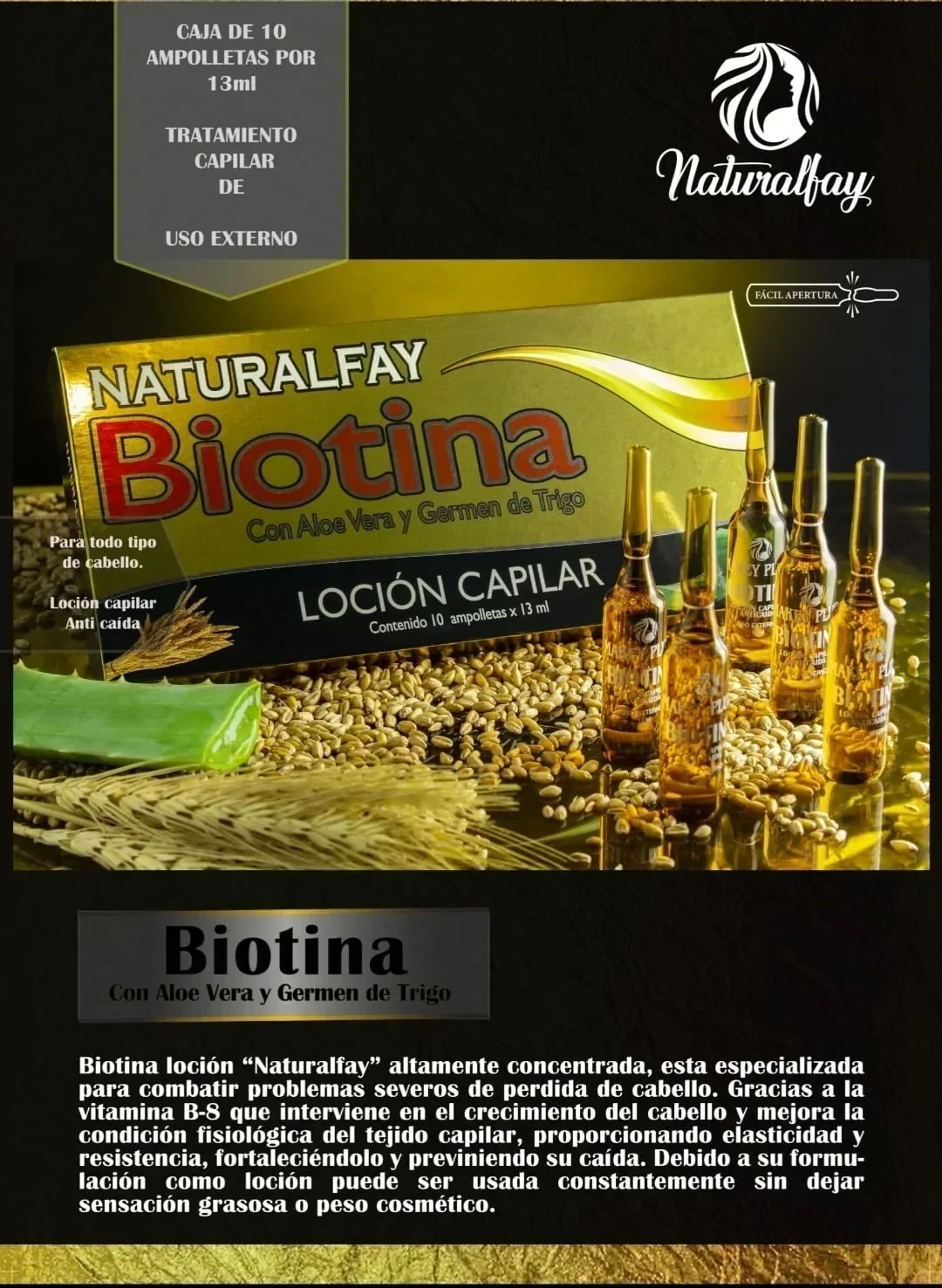 makey pluss locion biotina con germen de trigo