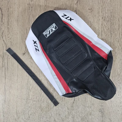 TP XTZ 125 Forro Tapizado cold line negro / rojo / gris / blanco DW