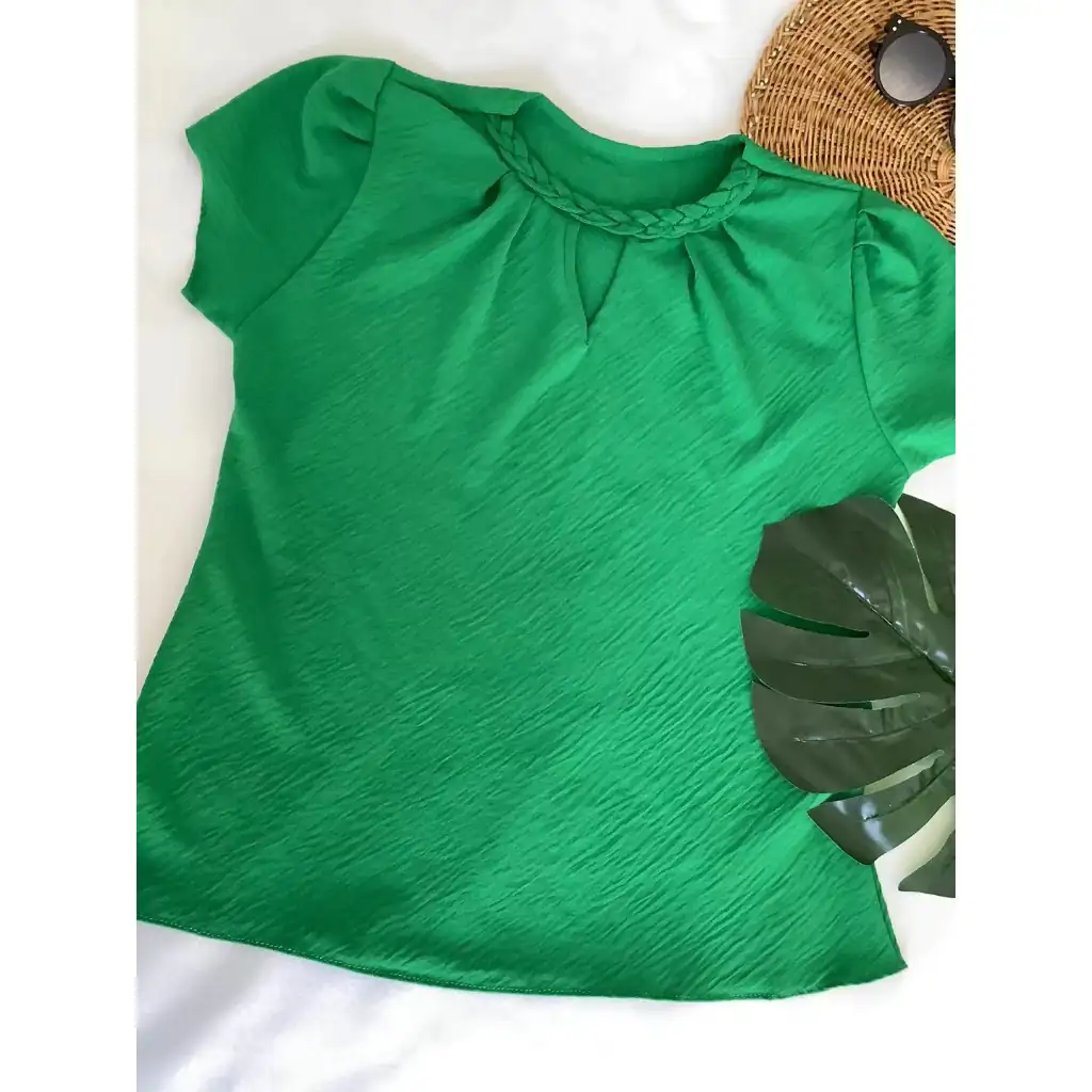 Blusa Duna Gola Trançada  2