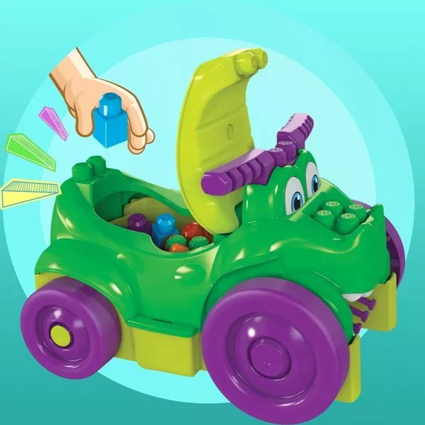 Correpasillos cocodrilo con Mega Bloks 4