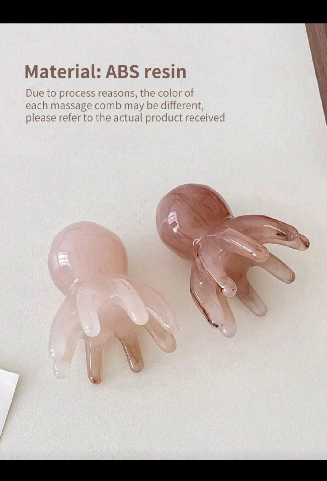 Masajeador de cuero cabelludo/ Forma de pulpo 🐙 2
