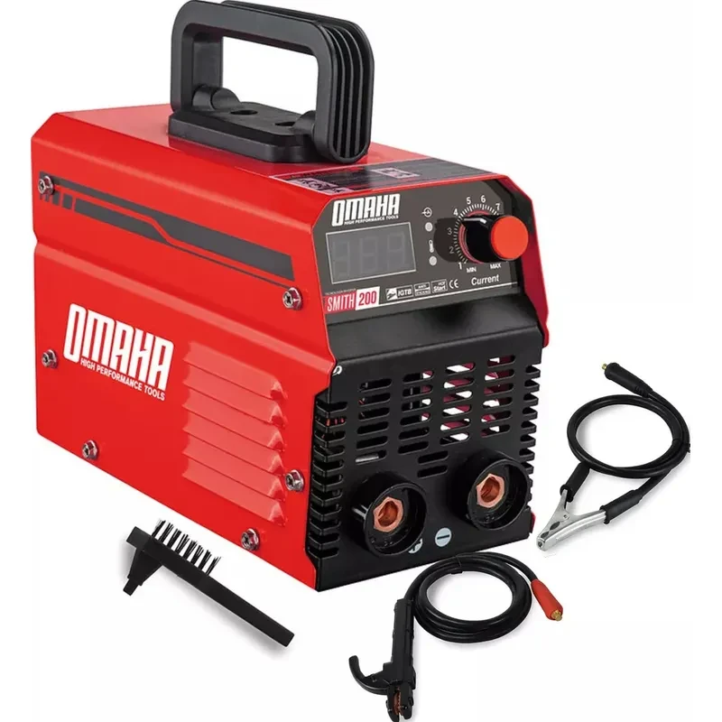 Soldadora Inverter 200 Amp Maquina Soldar Electrica 220v Rojo 4