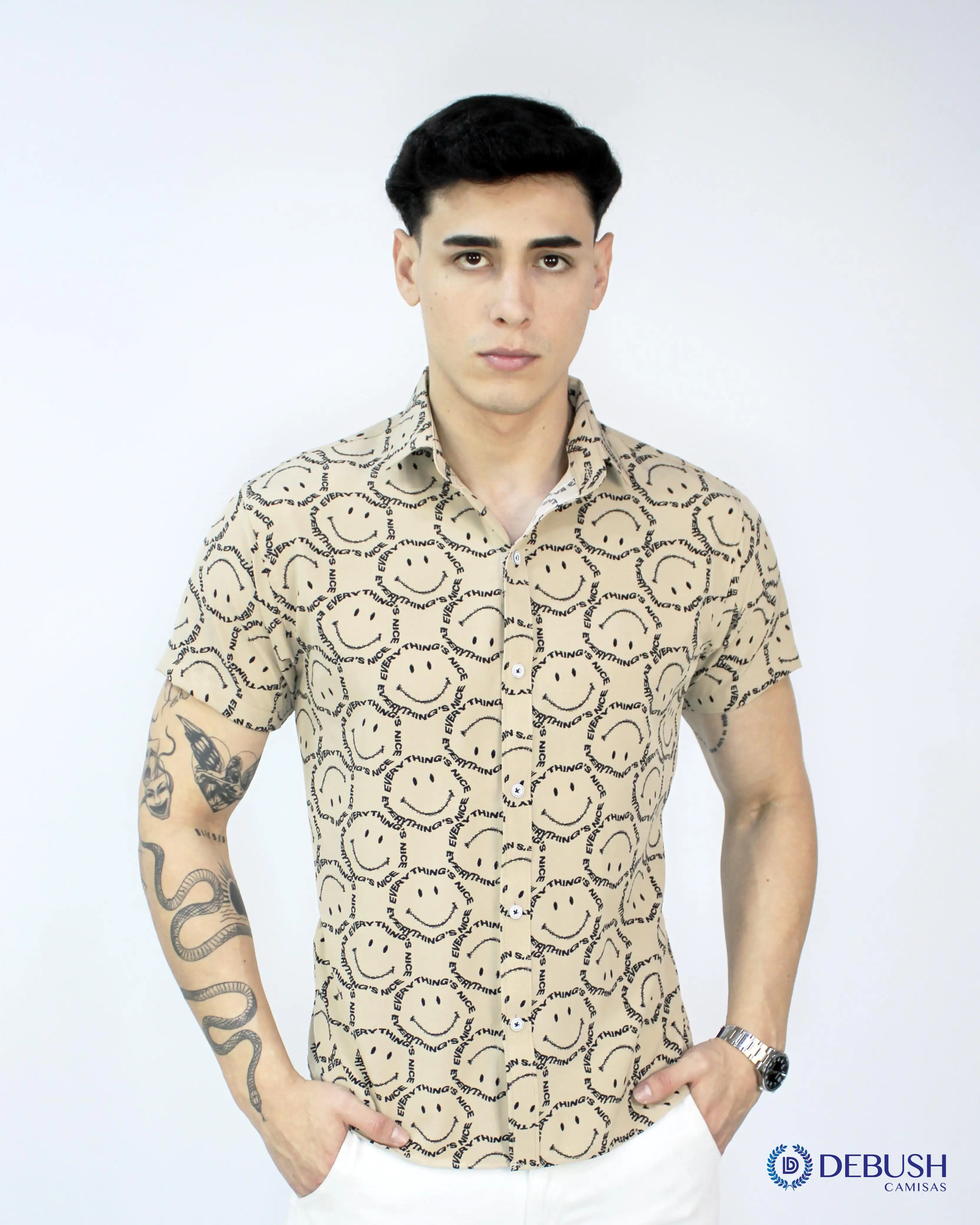 Camisa en seda francesa 