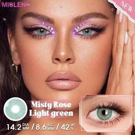 Lentes de contacto - Referencia: MISTY ROSE LIGHT GREEN  5