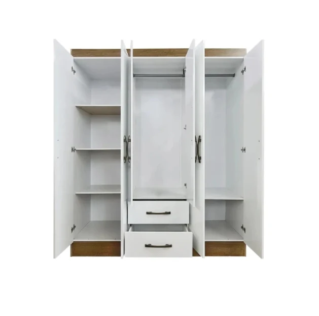 Ropero 6 puertas blanco MELAMINA 3