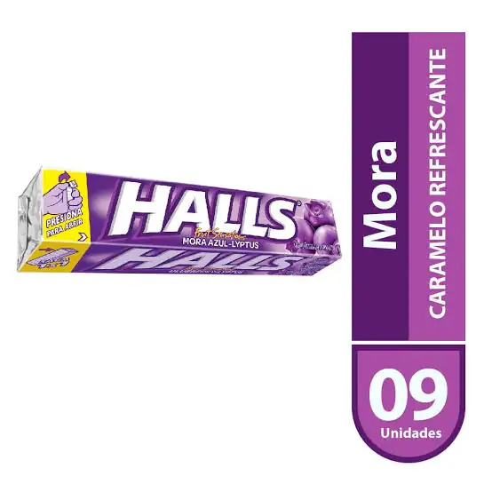 Halls  Mora Azul y Eucalipto 