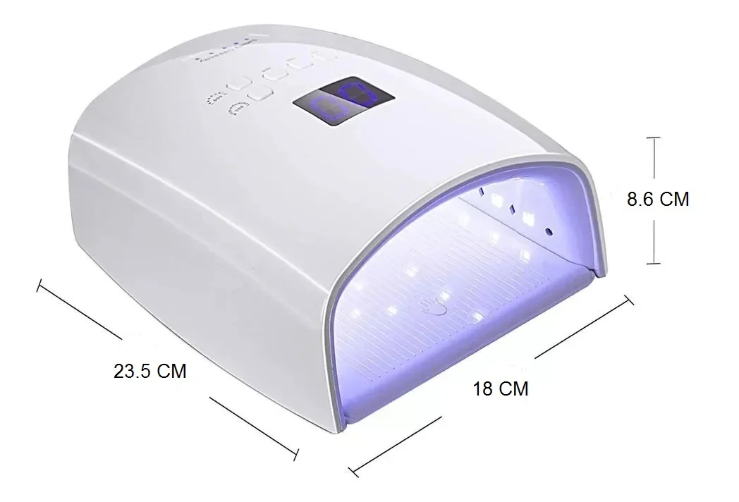 Secador Inalámbrico de Uñas Lampara UV Led 48w  5 tiempos 4