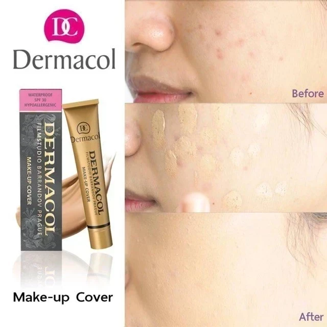 BASE DERMACOL ALTA COBERTURA CON PROTECCIÓN SOLAR SPF30 