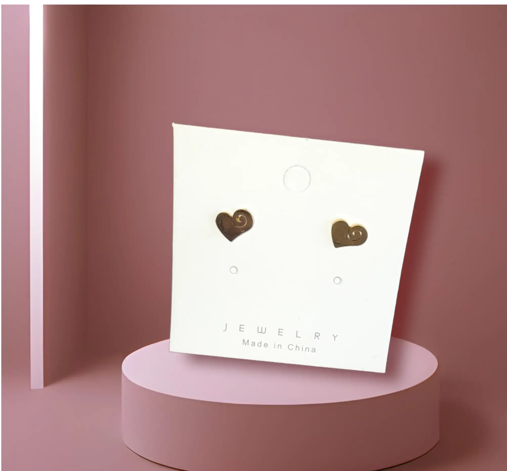 Aretes de corazón ♥️