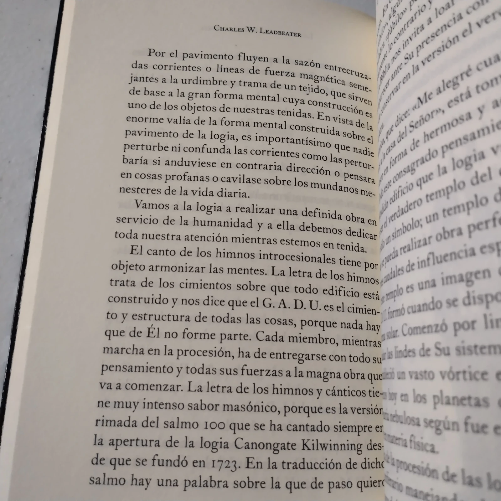 La vida oculta de la masonería, Ch.W Leadbeater, nuevo  3