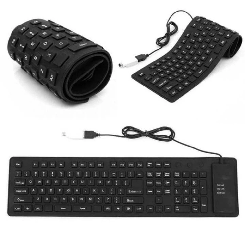 Teclado Flexible USB Siliconado  3