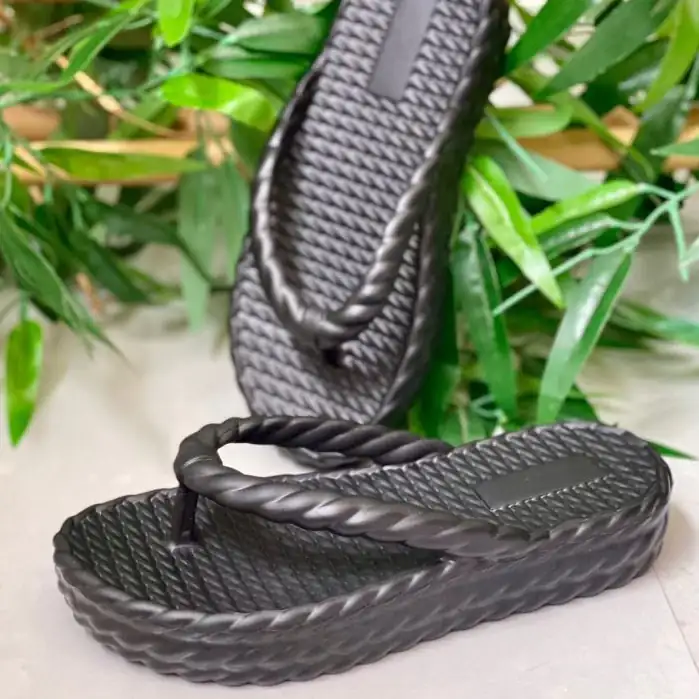Chinelo 3 Tranças Plataforma  3