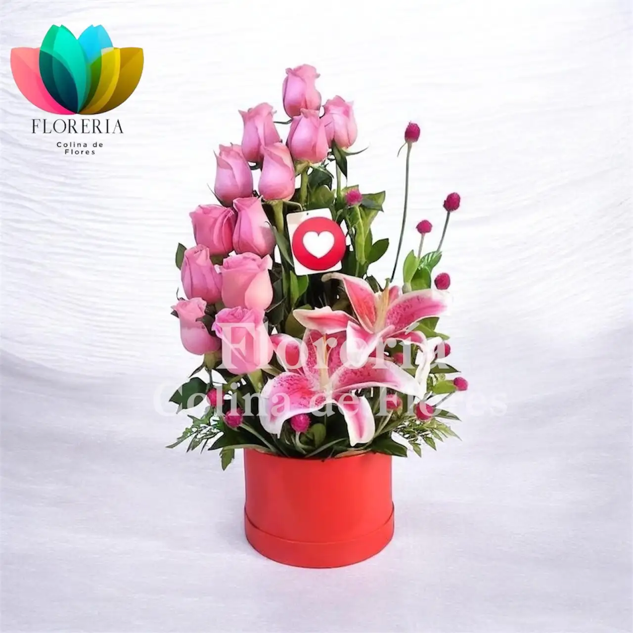 Rosas y lirios 