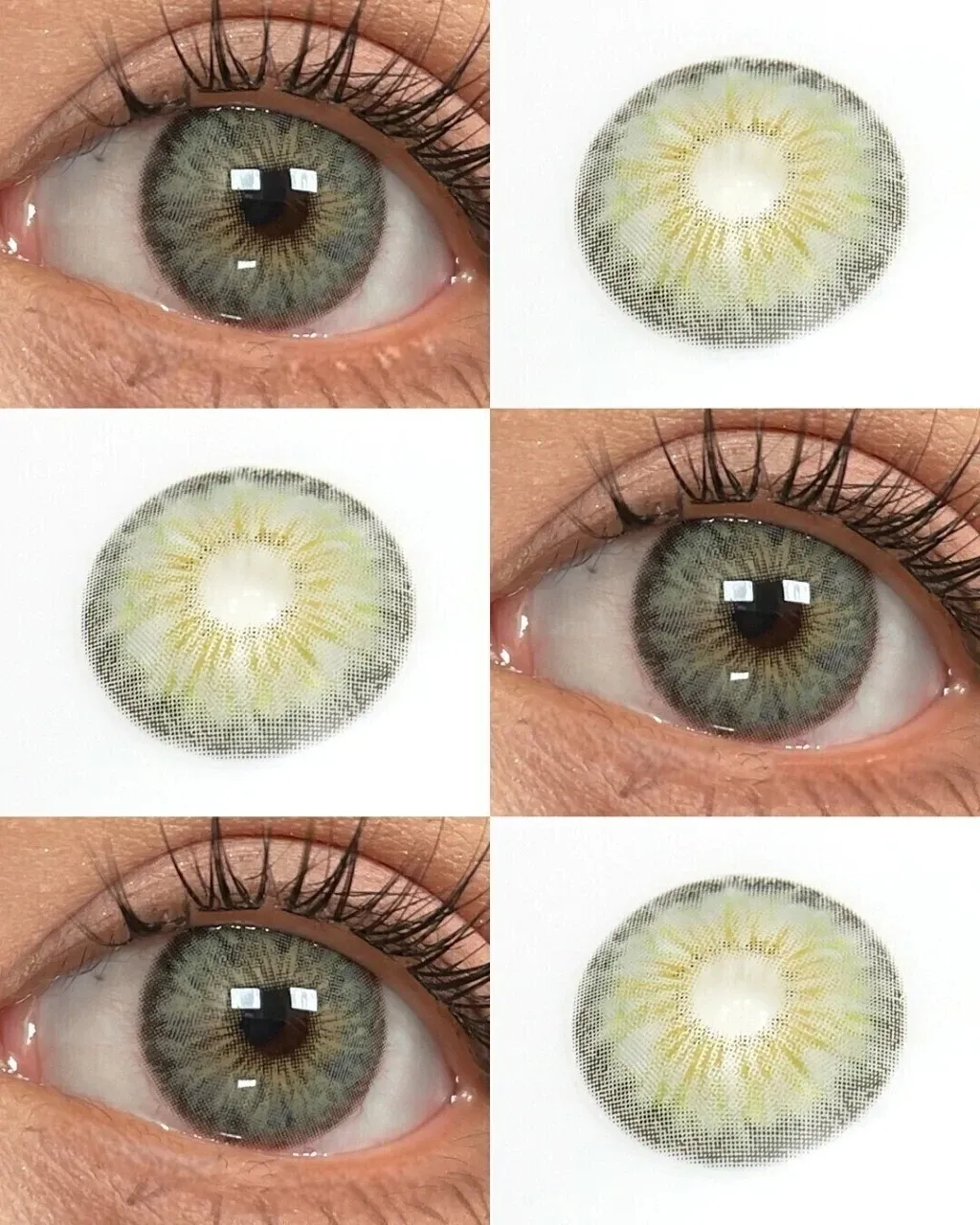 Lentes de contacto - Referencia: Cleopatra Gray - Pupila Reducida  5