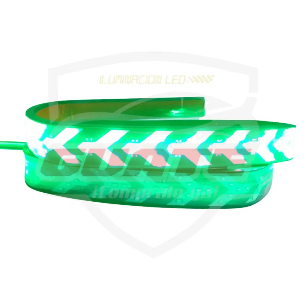 TIRA LED TRASERA O BAUL VERDE  4