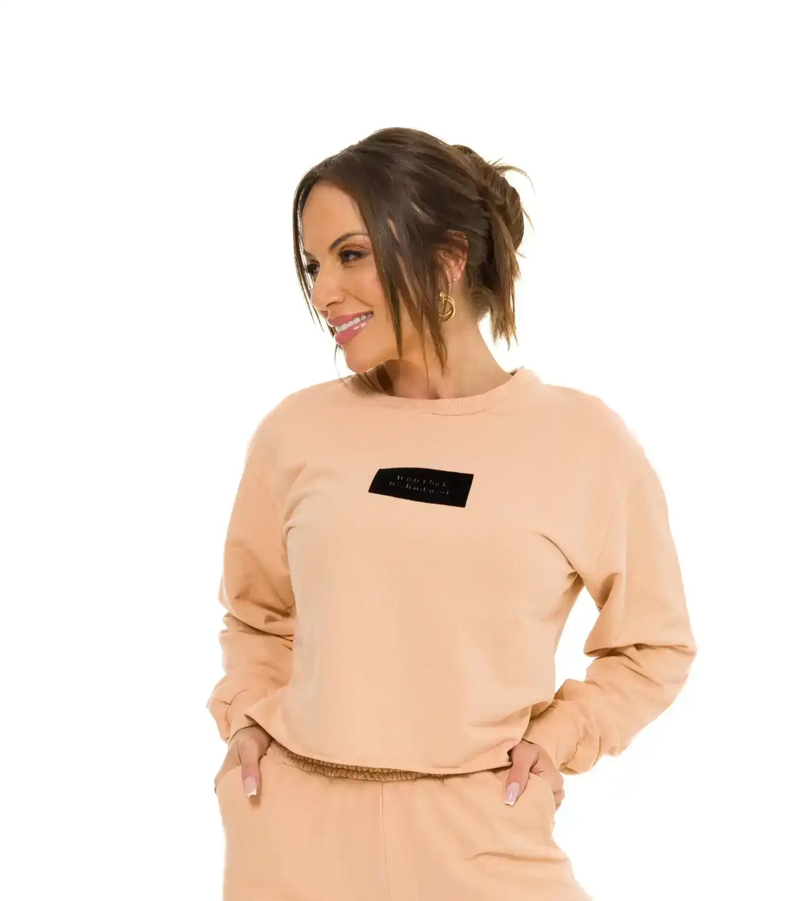 Blusa de moletom feminina Doce Dominio 