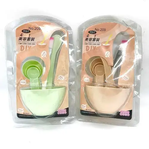 Taza para Mezclar Mascarillas Faciales 4en1