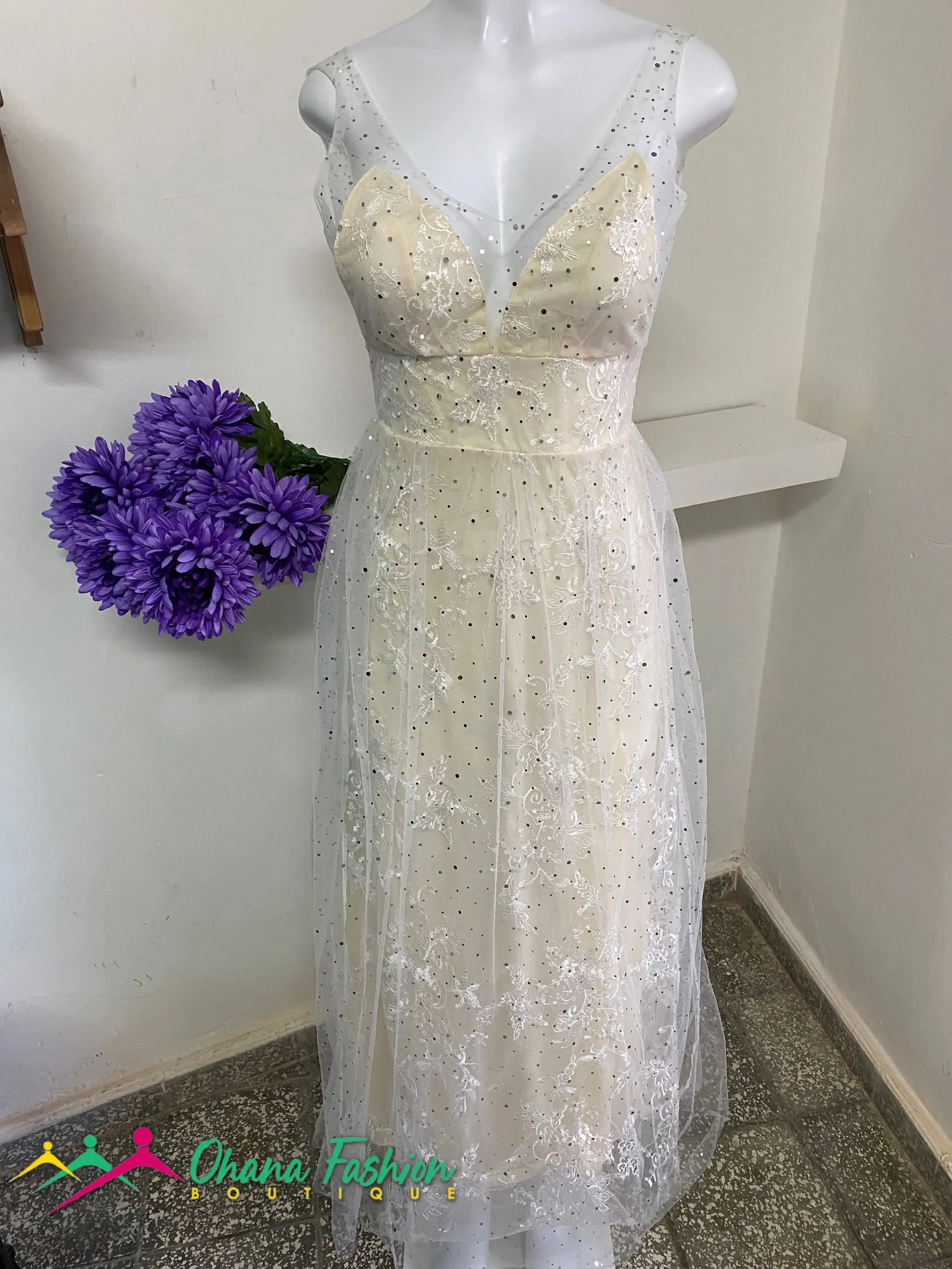 Vestido Largo, Talla M 
