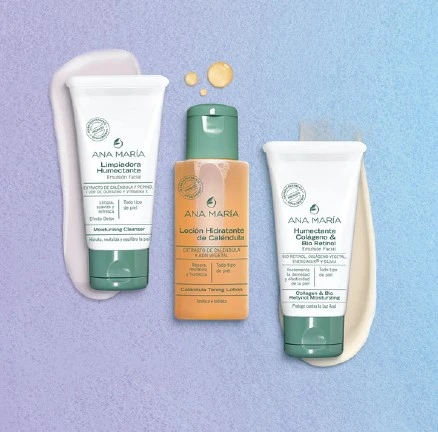 Kit cuidado facial piel grasa mixta Ana maría 