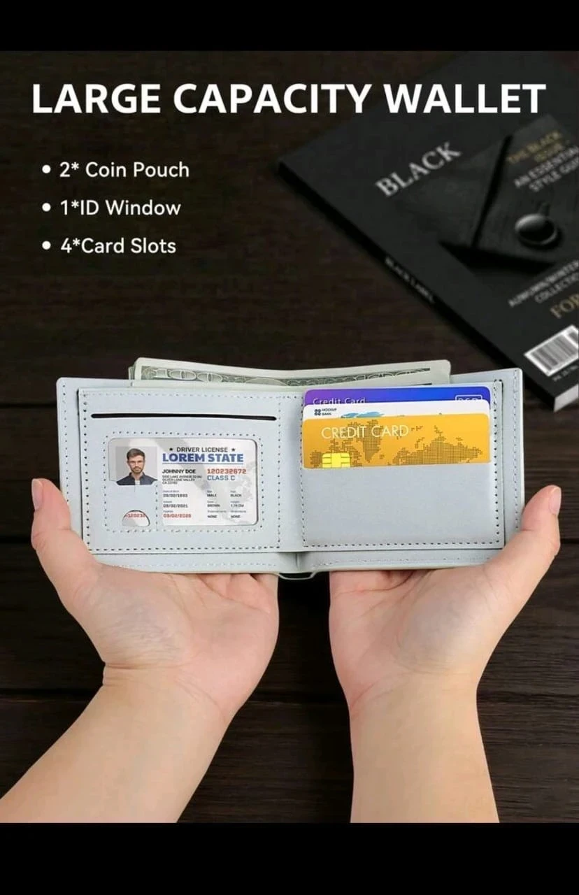 Billetera de caballero con diseño de Dolar americano 3