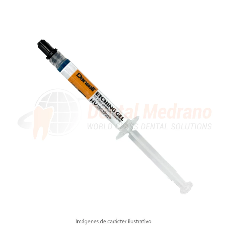 ACIDO GRABADOR AZUL OPACO GRABADO SELECTIVO GEL ETCH HV35% - DENSELL