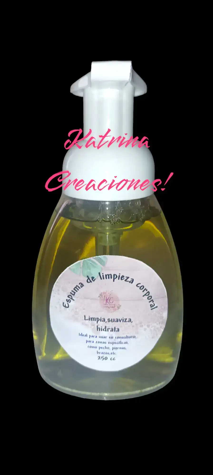 Espuma de limpieza corporal. 2