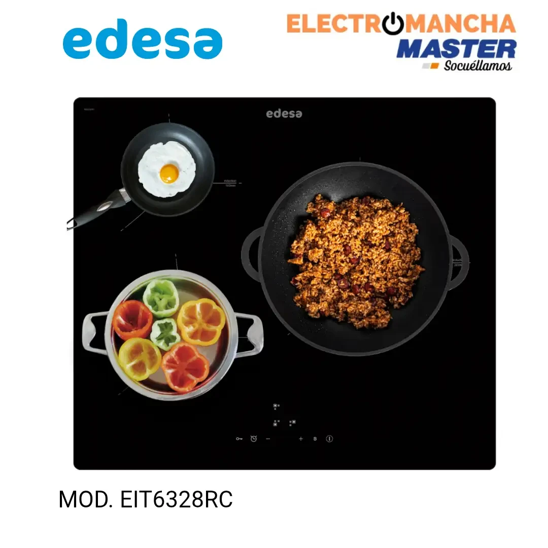 ENCIMERA INDUCCION EDESA EIT6328RC 3 FUEGOS  2