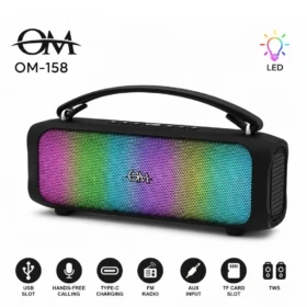 Parlante Bluetooth RGB AUX SD FM OM-158