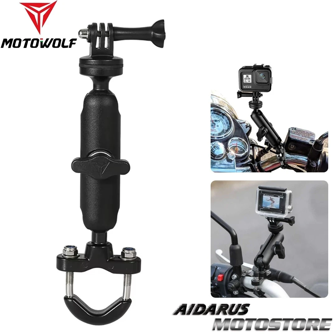 SOPORTE PARA CAMARA DE ACCION MOTOWOLF S01