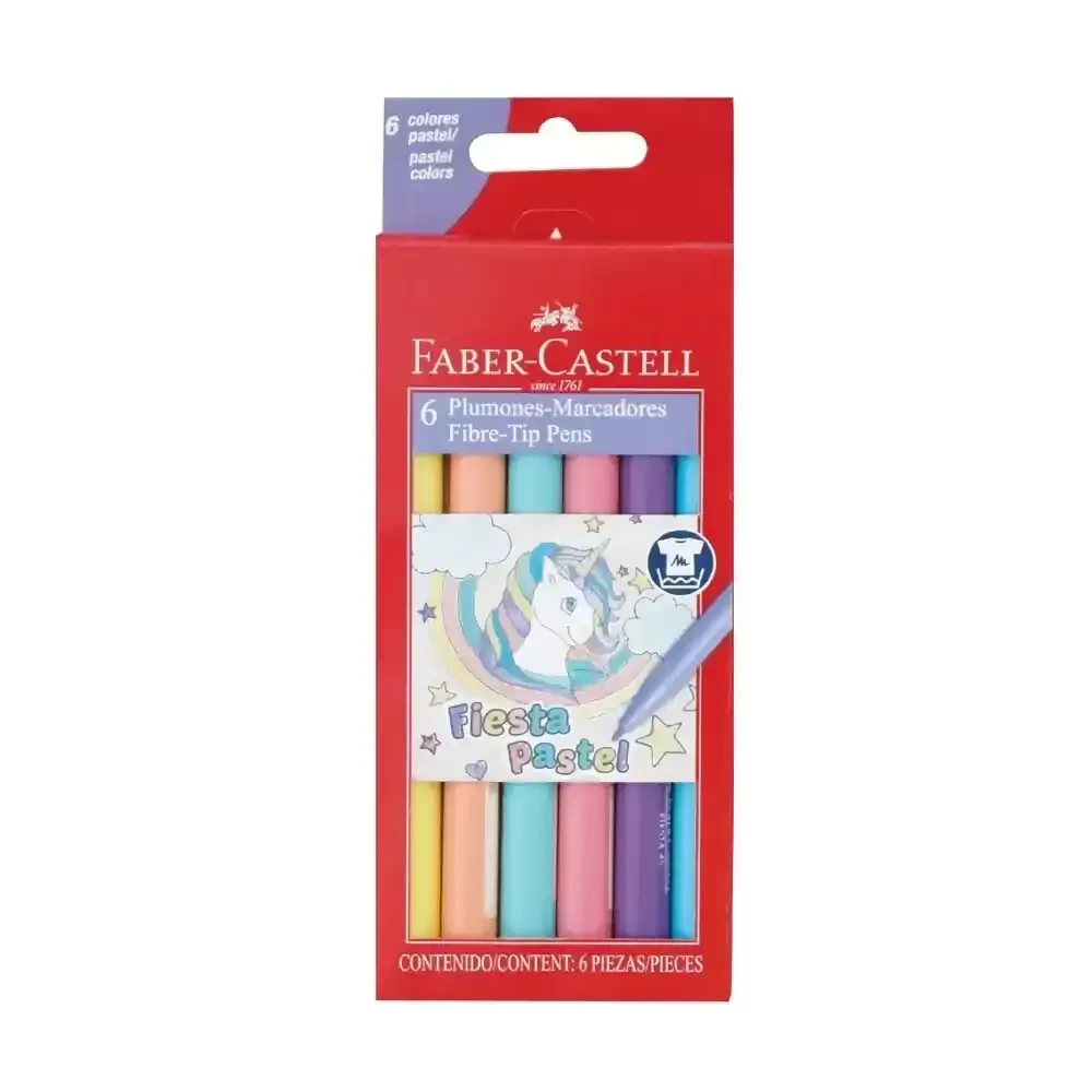 Marcador Faber Fiesta Pastel 2