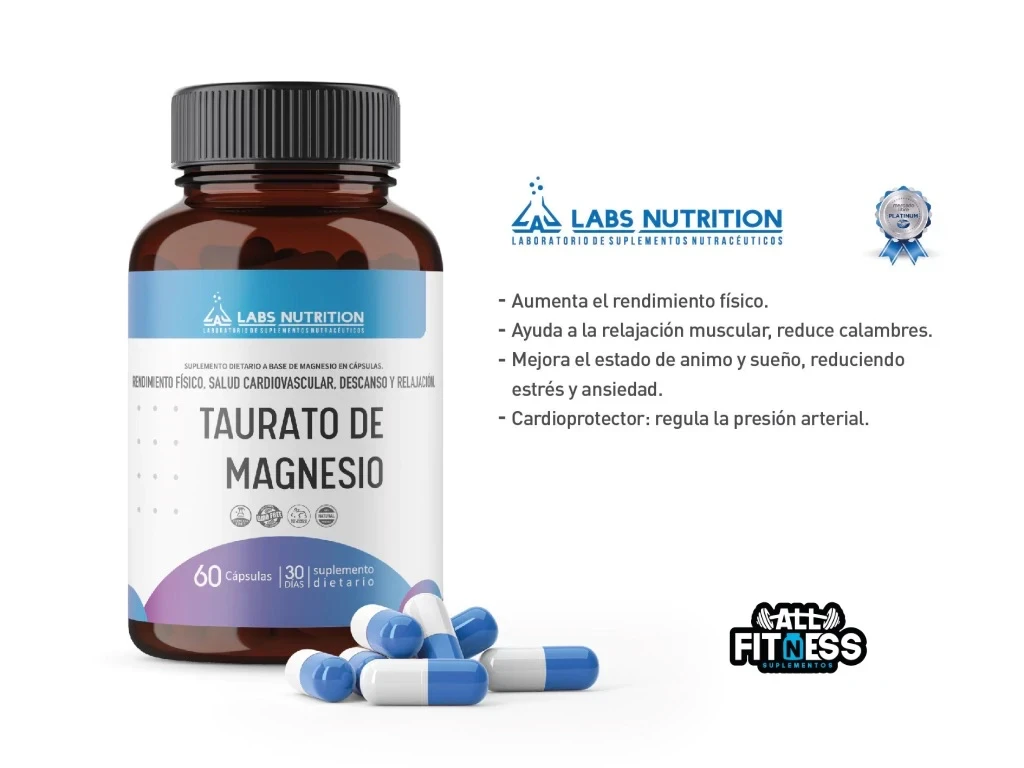 Taurato de magnesio 500mg 2