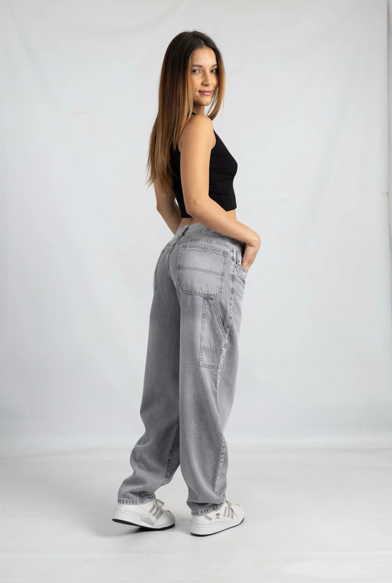 BAGGY GRIS CLARO