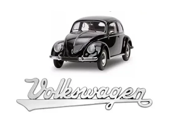 Letrero Volkswagen Manuscrito (Cromado) / 725