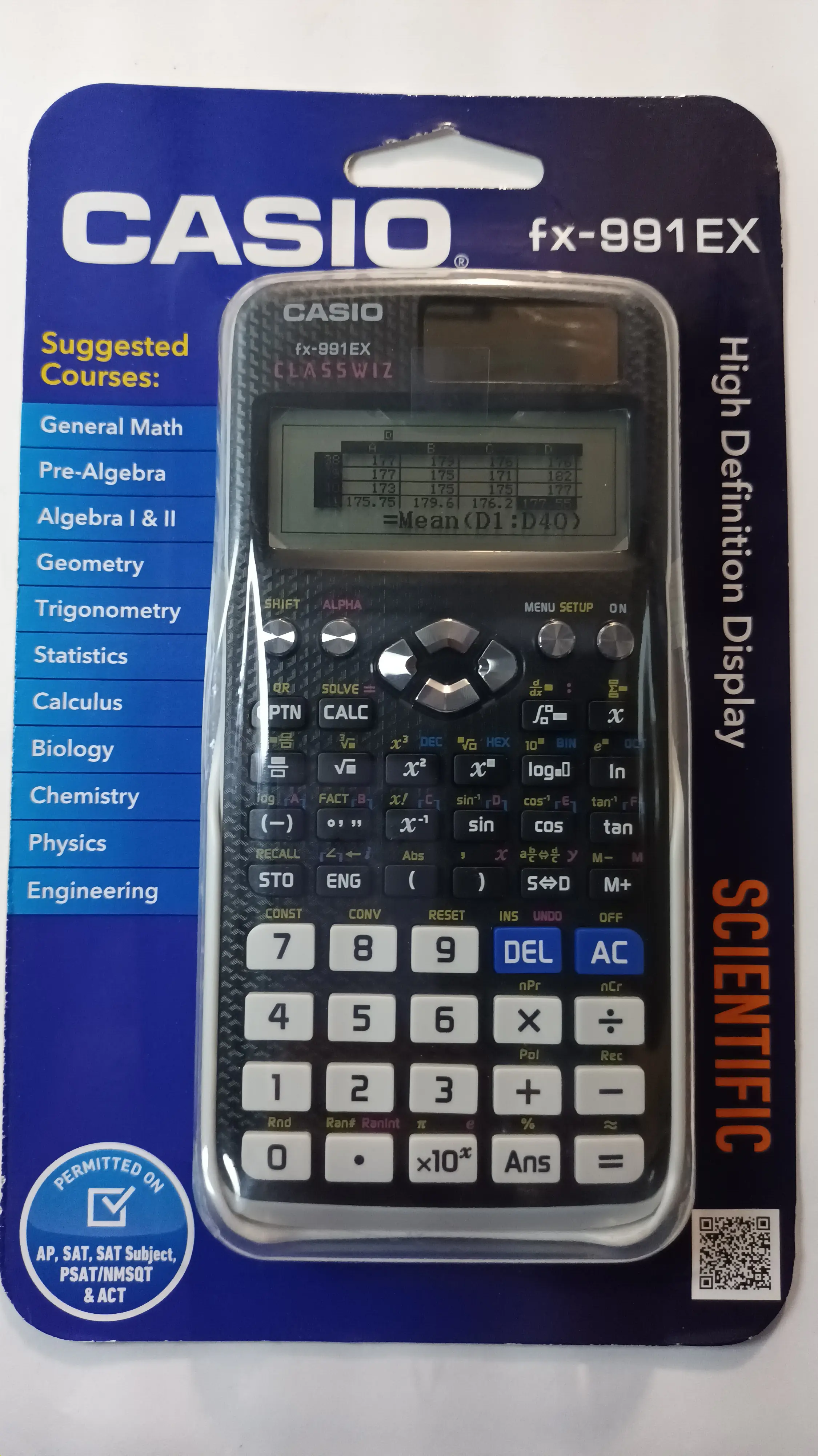 CALCULADORA CIENTIFICA CASIO FX-991EX