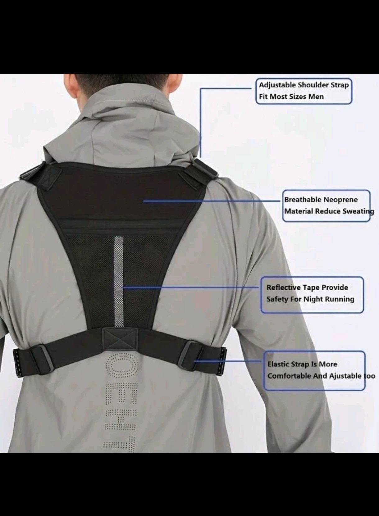 Bolso Táctico de Pecho Premium – Nailon Cordura de Alta Resistencia, Hebillas de Liberación Rápida y Costuras Reforzadas. 4