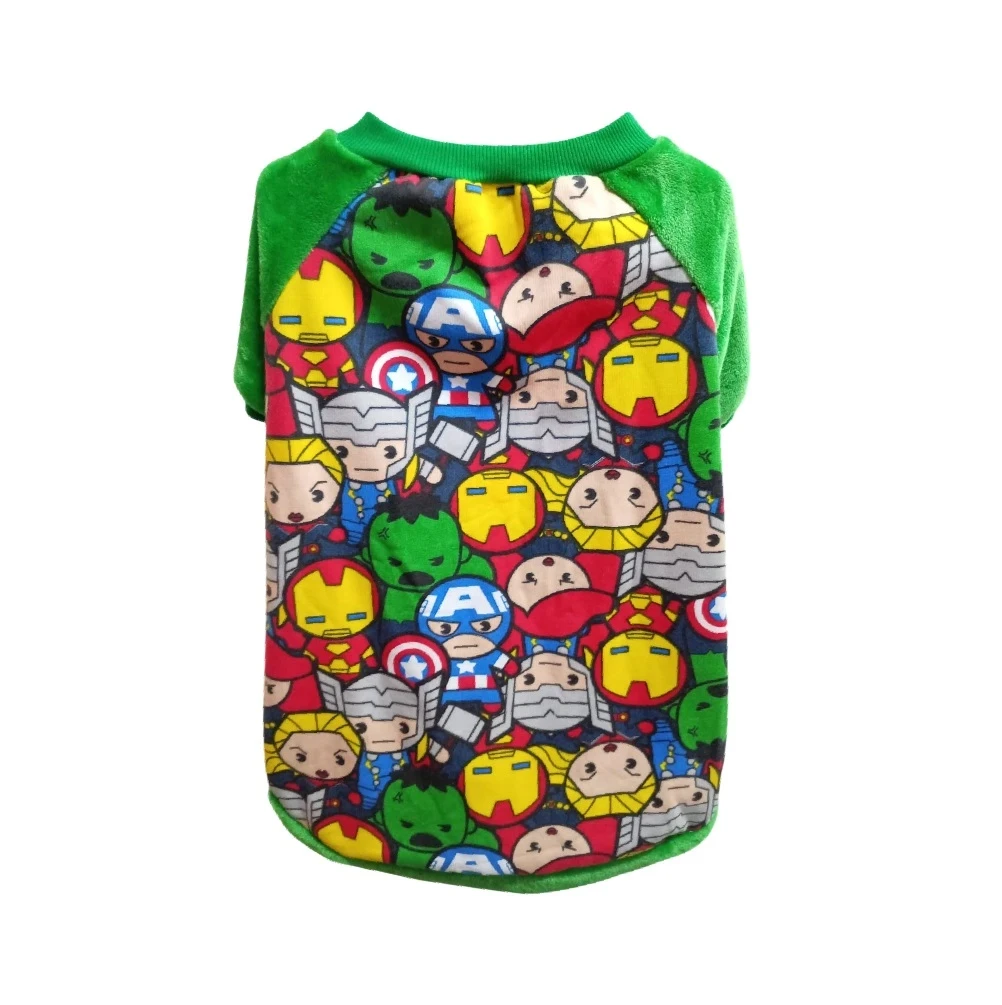  Polo raglan afranelado Baby Avengers